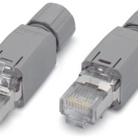 750-975 ETHERNET RJ-45 connector, IP20;ETHERNET 10/100 Mbit/s;for field assembly;light gray