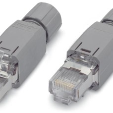 750-975 З'єднувач ETHERNET RJ-45, IP20; ETHERNET 10/100 Мбіт/с; для польового монтажу; світло-сірий