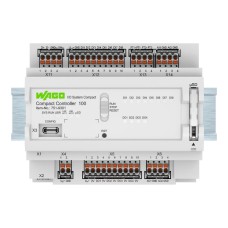 751-9301 Compact Controller 100; 8DI 4DO 2AI 2AO 2NI1K/PT1K 1RS485; 2 x ETHERNET