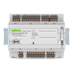 Компактний контролер 100; 8DI 8DIO 2AI 2AIO 2NI/PT 2RS485; 2 x ETHERNET; SD