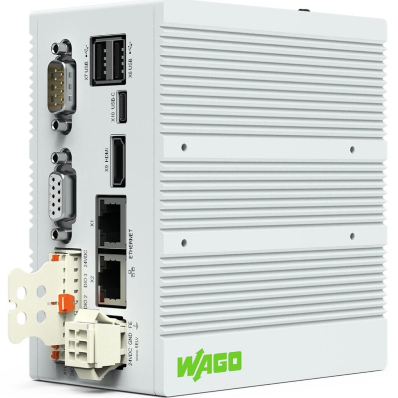 752-8303/8000-002 Edge Controller; 2 x ETHERNET, 2 x USB, 1 x USB-C, HDMI, CAN, DI/DO, RS-232/485, Аудіо; Керування