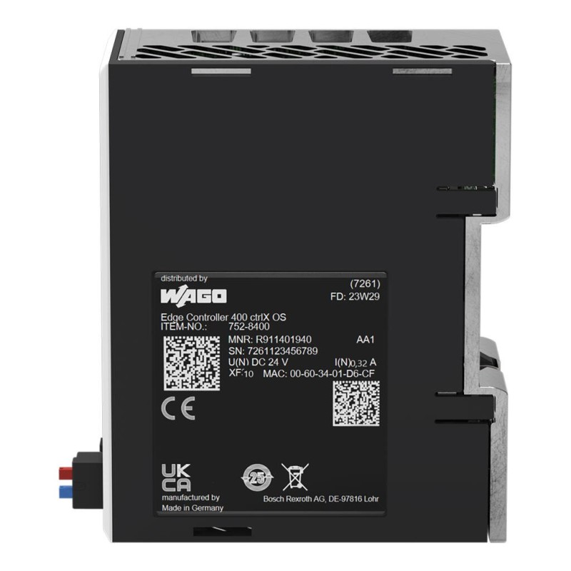 752-8400 Edge Controller 400; 3 x ETHERNET; ctrlX OS