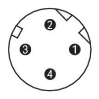 756-1201/060-020 ETHERNET cable;M12D plug; straight;4-pole;green