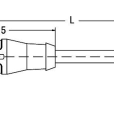 756-1201/060-100 ETHERNET cable;M12D plug; straight;4-pole;green