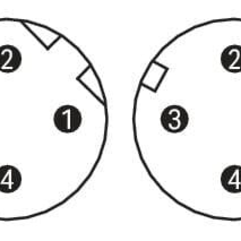 756-1204/060-010 ETHERNET cable;M12D plug; angled;M12D plug; angled;green