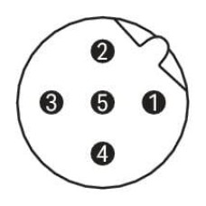 756-1304/060-050 Кабель системної шини; Штекер M12B; кутовий; 5-полюсний; жовтий