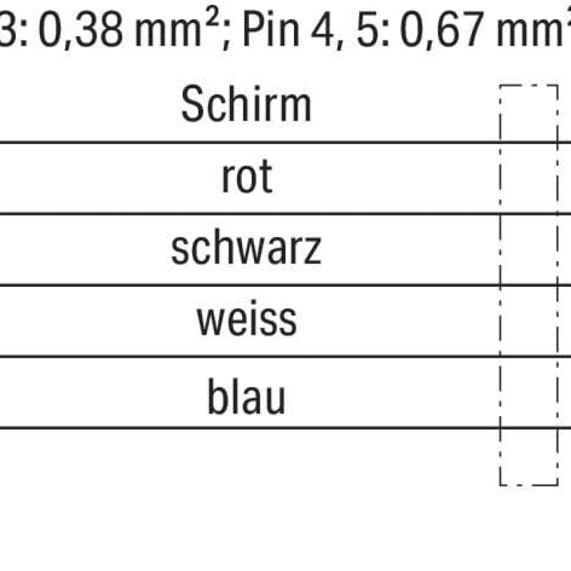 756-1404/060-020 CANopen/DeviceNet cable;M12A plug; angled;5-pole;violet