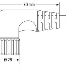 756-3202/120-150 Connecting cable;12-pole;Length: 15 m;black