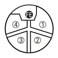 756-3501/050-020 Power cable;M12L socket; straight;5-pole