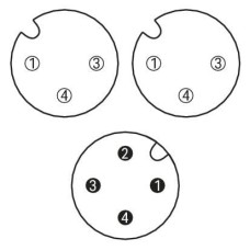 756-5516/040-010 Sensor/Actuator cable;2xM12 socket; straight;M12A plug; straight