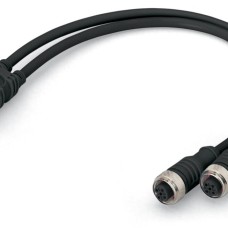 756-5516/040-010 Sensor/Actuator cable;2xM12 socket; straight;M12A plug; straight