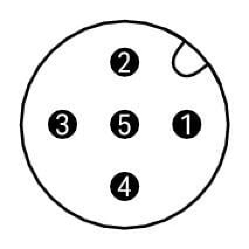 756-9207/060-000 Accessories;M12 plug, axial;5-pole