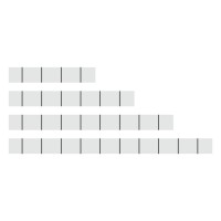 Marking strips; not stretchable; snap-on type