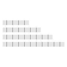 Маркувальні стрічки; відрізані на певну довжину; не розтягуються; однотонні; на защіпках