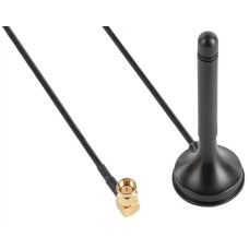 758-975 Magnetic foot antenna;with 2.5m cable and SMA plug;GSM/ UMTS/ LTE/ Bluetooth®/ WLAN
