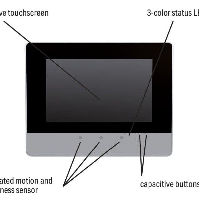 762-4103 Touch Panel 600;17.8 cm (7.0");800 x 480 pixels