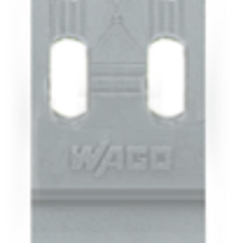 769-411 Пластина для зняття натягу; для роз'ємів-розеток та штекерів; 1 частина; сірий