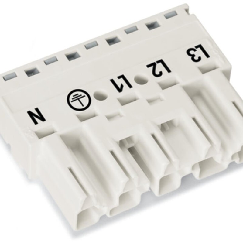 770-235 Plug;5-pole;Cod. A;white