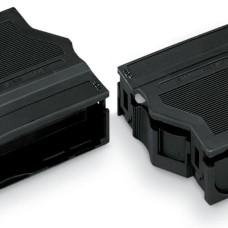 770-505 Strain relief housing;5-pole;for 2 cables;black