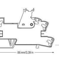 788-304 Relay module;Nominal input voltage: 24 VDC;1 changeover contact;gray