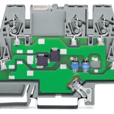 792-802 Surge suppression module for signal technology;Nominal voltage: 24 VDC;for 2 signal paths with common surge arrester