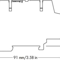 792-804 Модуль захисту від перенапруги для сигнальних ліній; Номінальна напруга: 48 В DC; для 2 сигнальних шляхів із спільним розрядником перенапруги