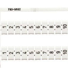 793-5602 Маркувальна карта WMB; як картка; МАРКОВАНИЙ; білий