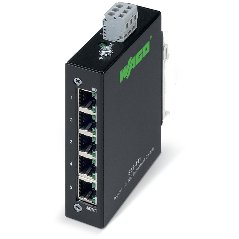 852-111 Industrial-ECO-Switch;5-port 100Base-TX;black