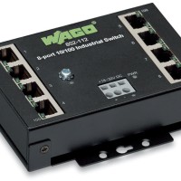 852-112 Промисловий ECO-комутатор; 8-портовий 100Base-TX; чорний