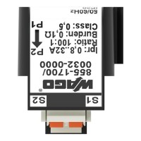 855-1700/032-000 Вставний трансформатор струму; Первинний номінальний струм 32 А; Вторинний номінальний струм 320 мА