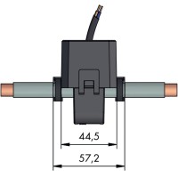 855-4001/125-001 Роз'ємний трансформатор струму; Первинний номінальний струм: 125 А; Вторинний номінальний струм: 1 А