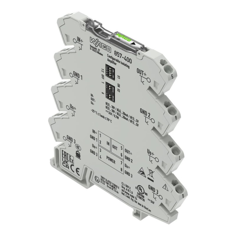 857-400 Isolation amplifier;Current and voltage input signal;Current and voltage output signal