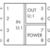 857-403 Isolation amplifier;Current and voltage input signal;Bipolar current and voltage output signal