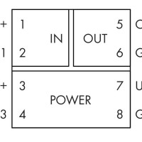 857-416 Isolation amplifier;Current input signal;Voltage output signal