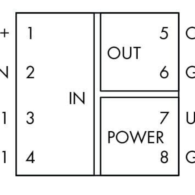 857-420 Isolation amplifier;Current input signal;Current and voltage output signal