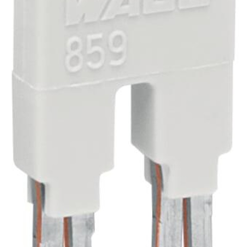 859-402 Перемичка; для гнізда перемички; 2-канальний; світло-сірий