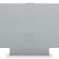 859-525 Кінцева та проміжна пластина; товщина 1 мм; сірий