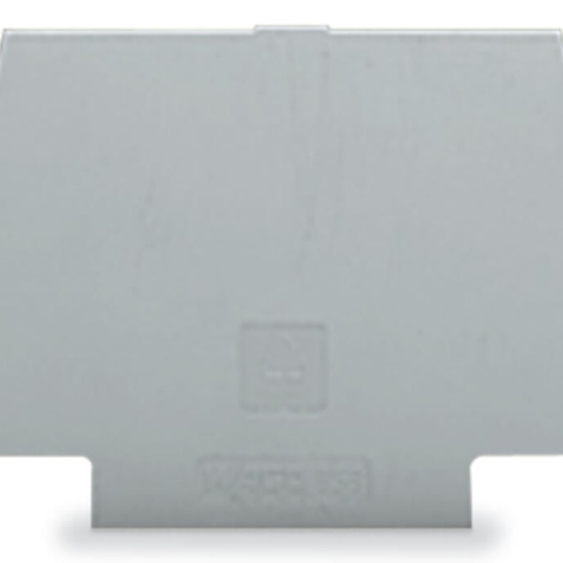 859-525 Кінцева та проміжна пластина; товщина 1 мм; сірий