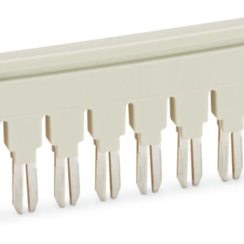 870-410 Jumper;10-way;insulated;light gray