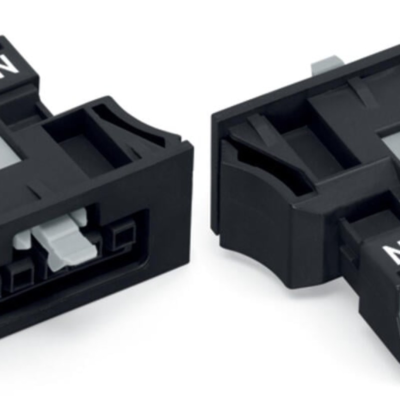 890-705 Snap-in socket;5-pole;Cod. A;black